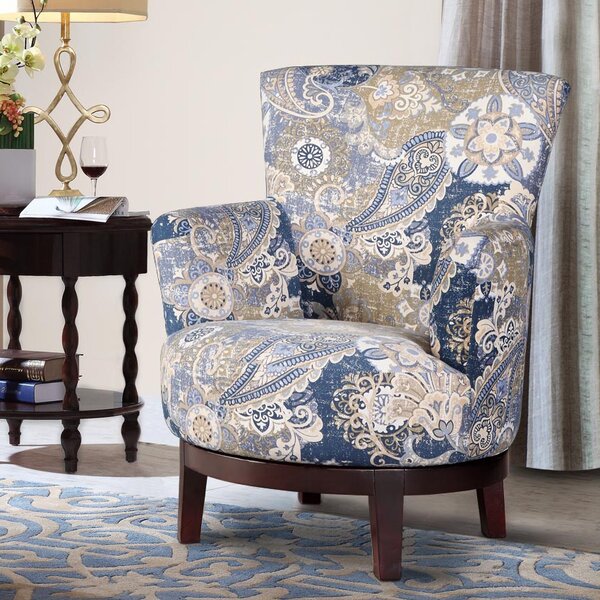 Paisley Accent Chairs You Ll Love Wayfair   Scheerer Swivel Arm Chair 